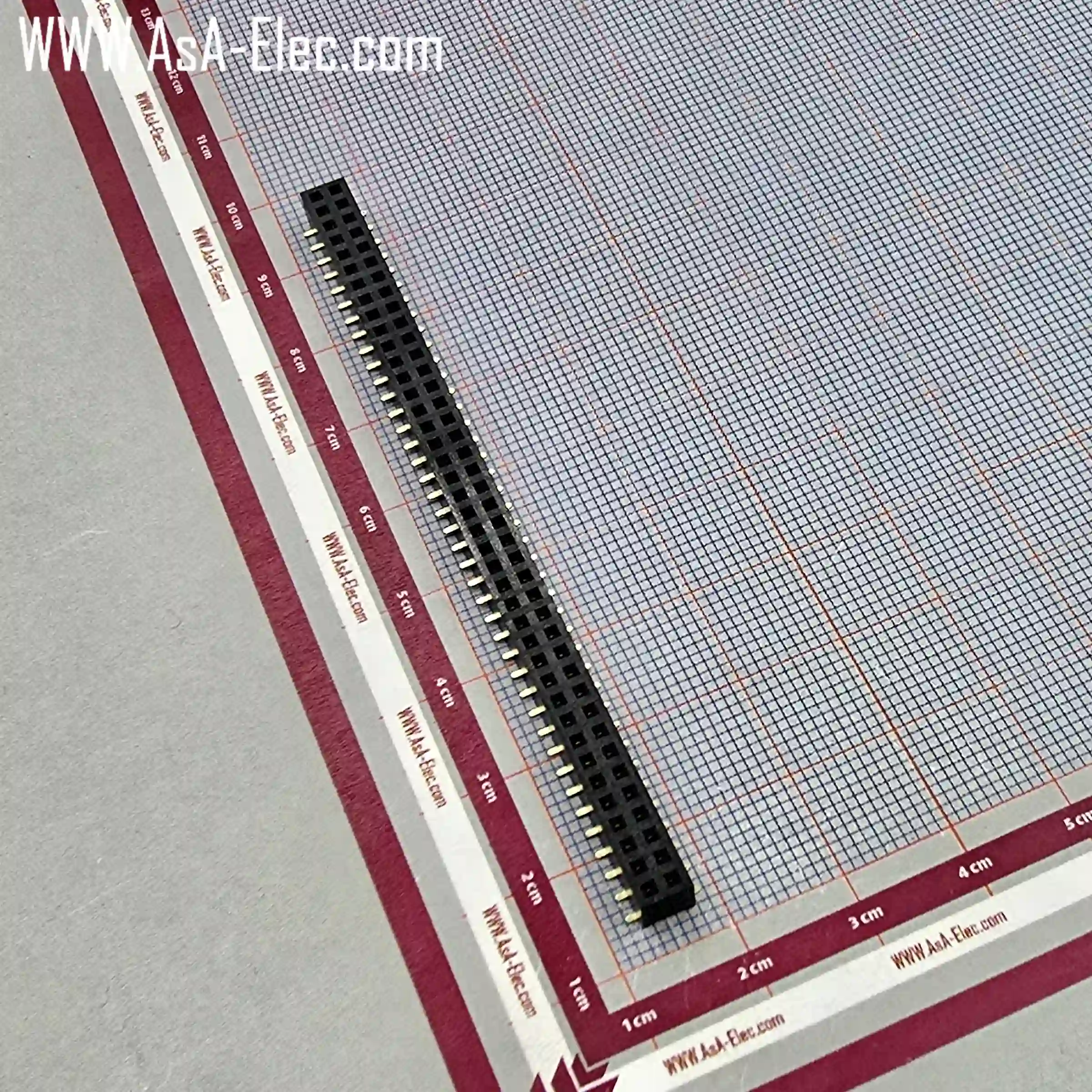 پین هدر 40*2 مادگی اتصال سطحی 2.00 میلیمتر SMD